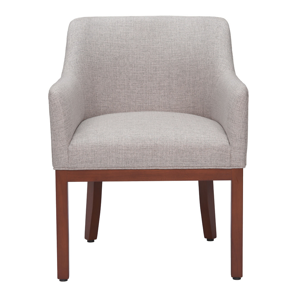 Silla Comercial para Hotel - ZUO BERBERA - Gris - Asiento y Respaldo Tapizados