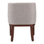 Silla Comercial para Hotel - ZUO BERBERA - Gris - Asiento y Respaldo Tapizados