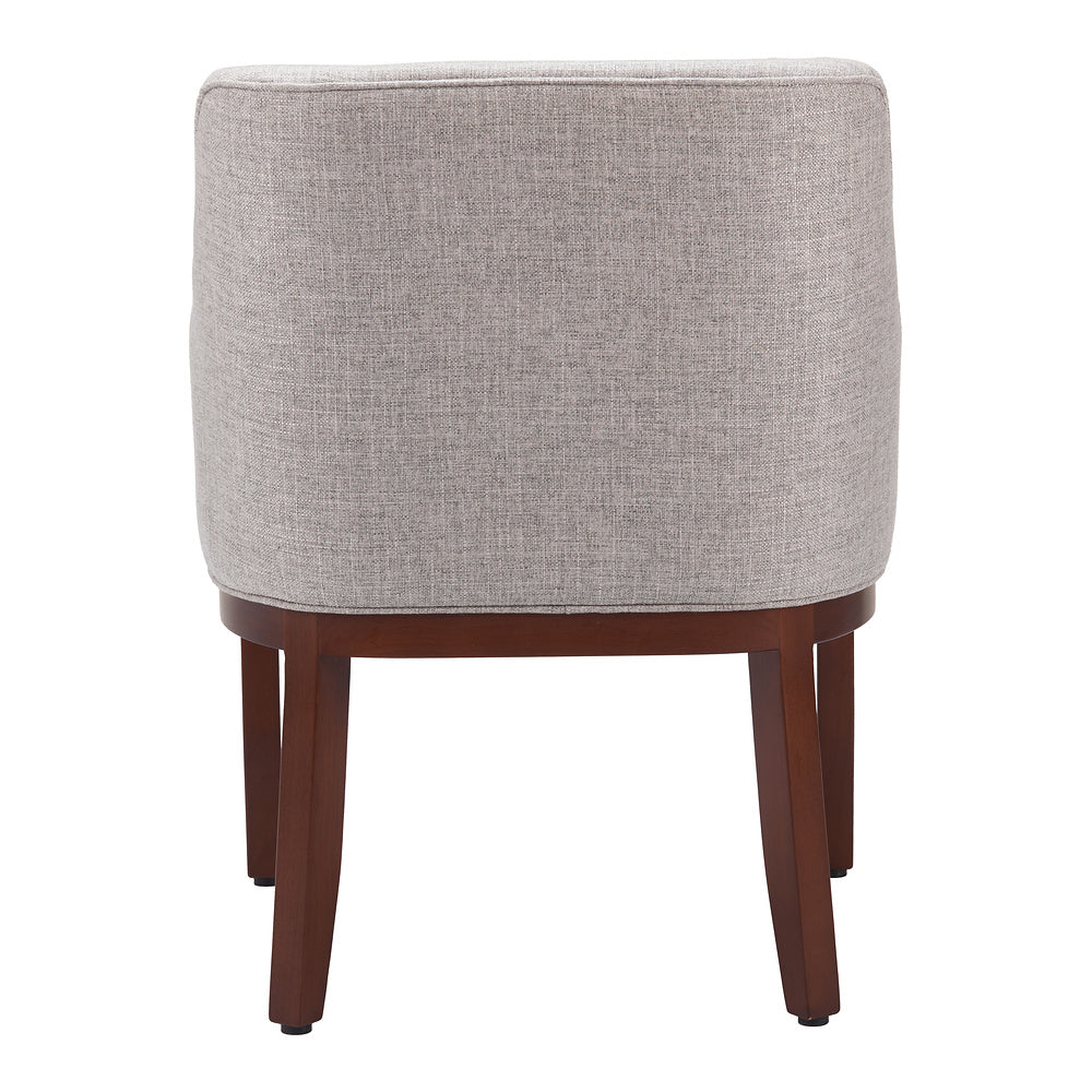 Silla Comercial para Hotel - ZUO BERBERA - Gris - Asiento y Respaldo Tapizados