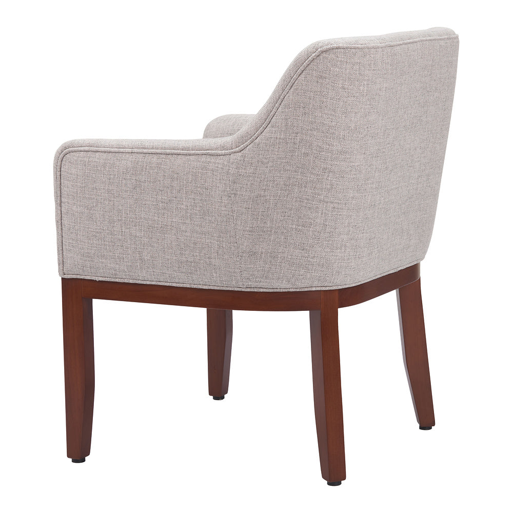 Silla Comercial para Hotel - ZUO BERBERA - Gris - Asiento y Respaldo Tapizados