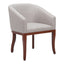 Silla Comercial para Desayunador - ZUO SERASA - Gris - Asiento y Respaldo Tapizados