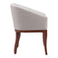 Silla Comercial para Desayunador - ZUO SERASA - Gris - Asiento y Respaldo Tapizados