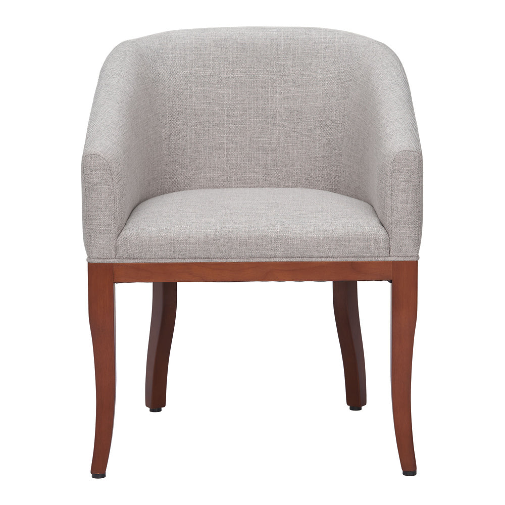 Silla Comercial para Desayunador - ZUO SERASA - Gris - Asiento y Respaldo Tapizados