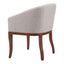 Silla Comercial para Desayunador - ZUO SERASA - Gris - Asiento y Respaldo Tapizados
