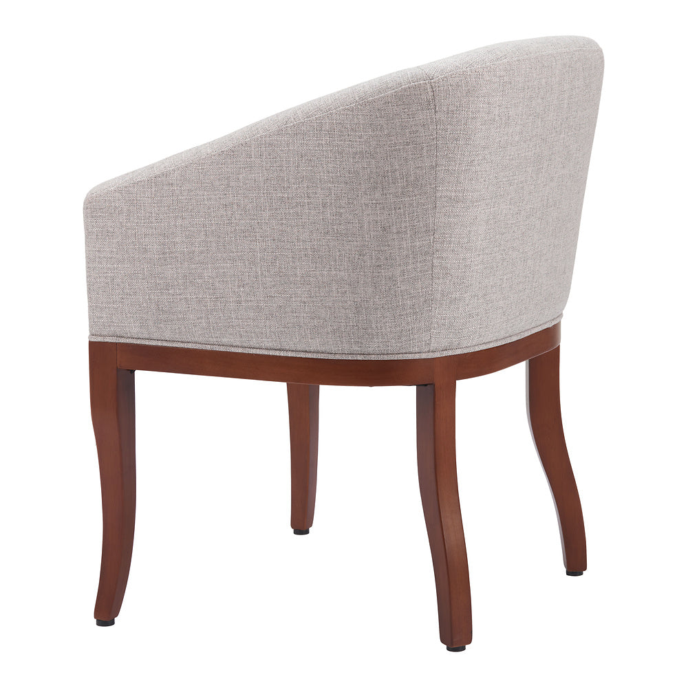 Silla Comercial para Desayunador - ZUO SERASA - Gris - Asiento y Respaldo Tapizados