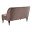 Love Seat para Consultorio 2 Plazas - ZUO BINTULU - Taupe - Asiento y Respaldo Tapizados en Tela Tipo Terciopelo