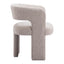 Sillón Ocasional para Lounge - ZUO JAVA - Beige Arena - Asiento y Respaldo Tapizados en Tela Tipo Borrego