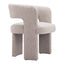 Sillón Ocasional para Lounge - ZUO JAVA - Beige Arena - Asiento y Respaldo Tapizados en Tela Tipo Borrego