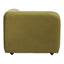 Silla Comercial para Food Court - ZUO BIAK CORNER - Verde - Asiento y Respaldo Tapizados en Tela Tipo Terciopelo