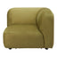Silla Comercial para Food Court - ZUO BIAK CORNER - Verde - Asiento y Respaldo Tapizados en Tela Tipo Terciopelo