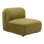 Silla Comercial para Food Court - ZUO BIAK MIDDLE - Verde - Asiento y Respaldo Tapizados en Tela Tipo Terciopelo