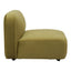 Silla Comercial para Food Court - ZUO BIAK MIDDLE - Verde - Asiento y Respaldo Tapizados en Tela Tipo Terciopelo