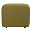 Silla Comercial para Food Court - ZUO BIAK MIDDLE - Verde - Asiento y Respaldo Tapizados en Tela Tipo Terciopelo