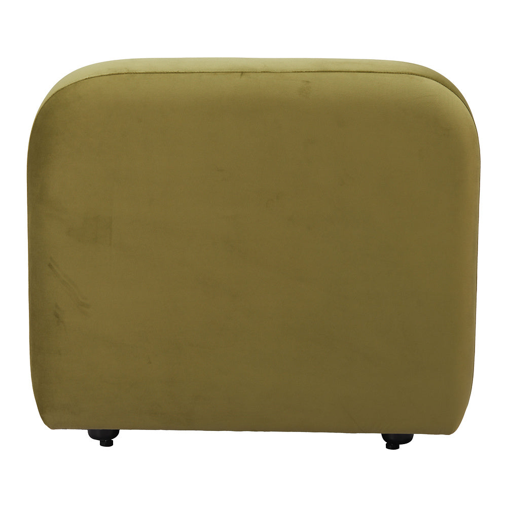 Silla Comercial para Food Court - ZUO BIAK MIDDLE - Verde - Asiento y Respaldo Tapizados en Tela Tipo Terciopelo