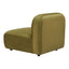 Silla Comercial para Food Court - ZUO BIAK MIDDLE - Verde - Asiento y Respaldo Tapizados en Tela Tipo Terciopelo