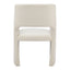 Silla Comercial para Hotel - ZUO MINET - Blanco Lino - Asiento y Respaldo Tapizados en Lino Sintético