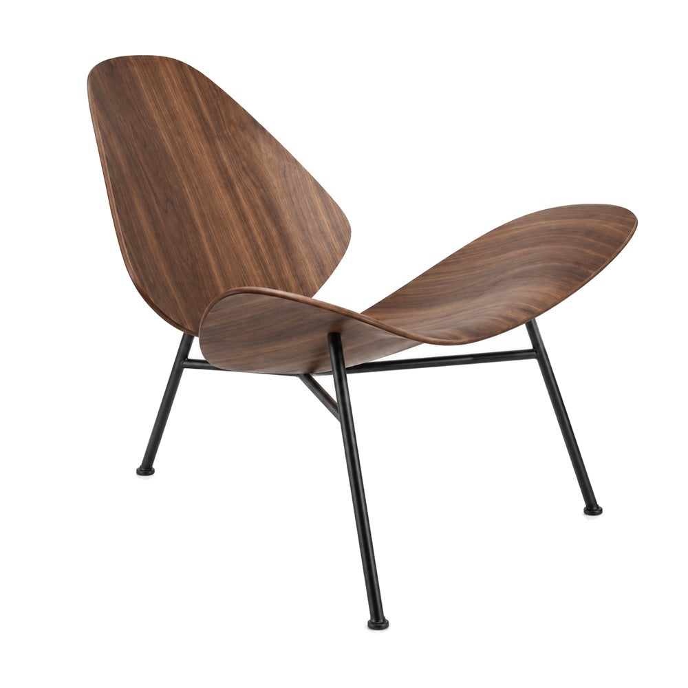 Silla Ocasional para Oficina CEO - INFINITI KRAM -  Asiento y Respaldo en Madera Estructura Metal