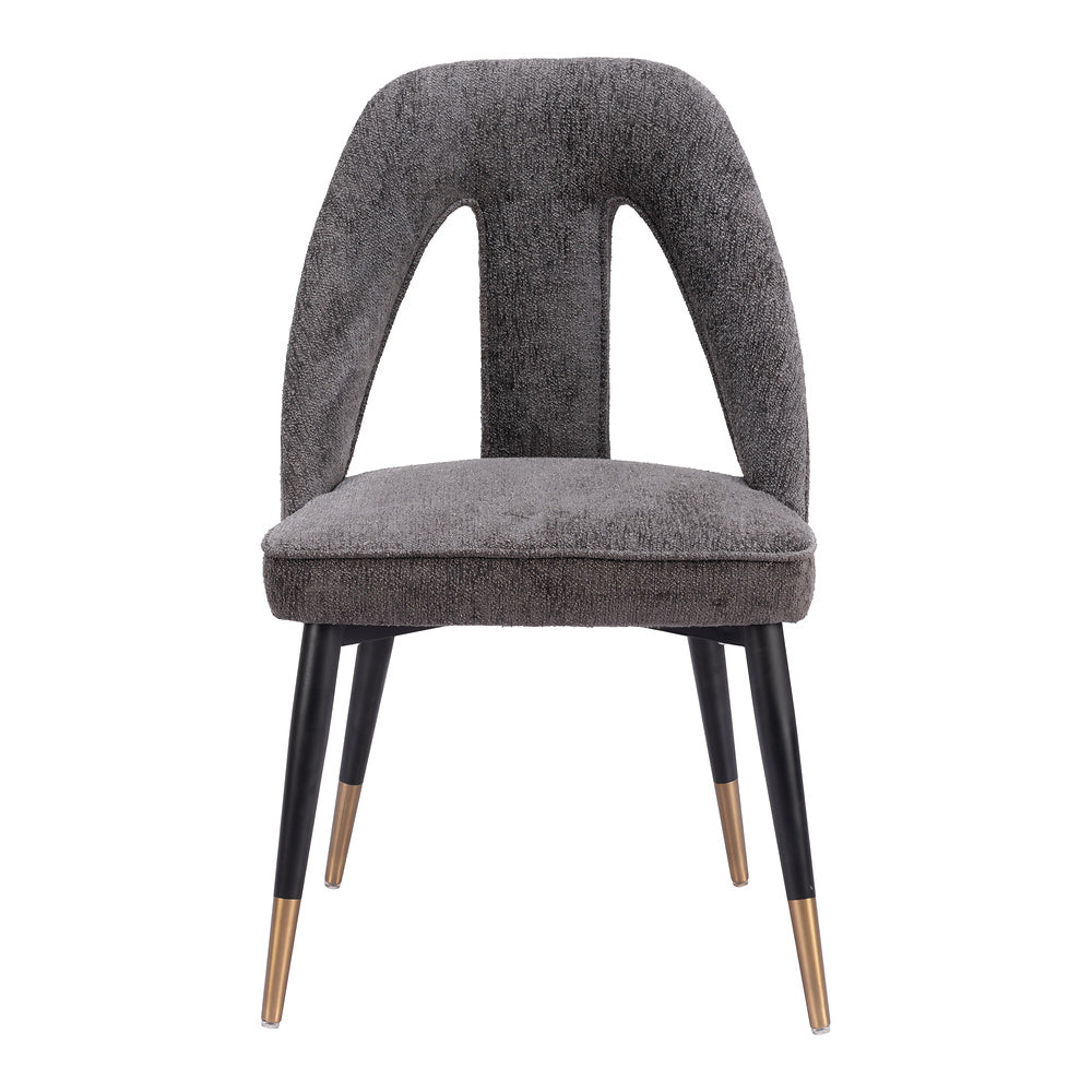 Silla Comercial para Hotel - ZUO ARTUS - Varios Colores - Asiento y Respaldo Tapizados en Tejido Texturizado - Gris