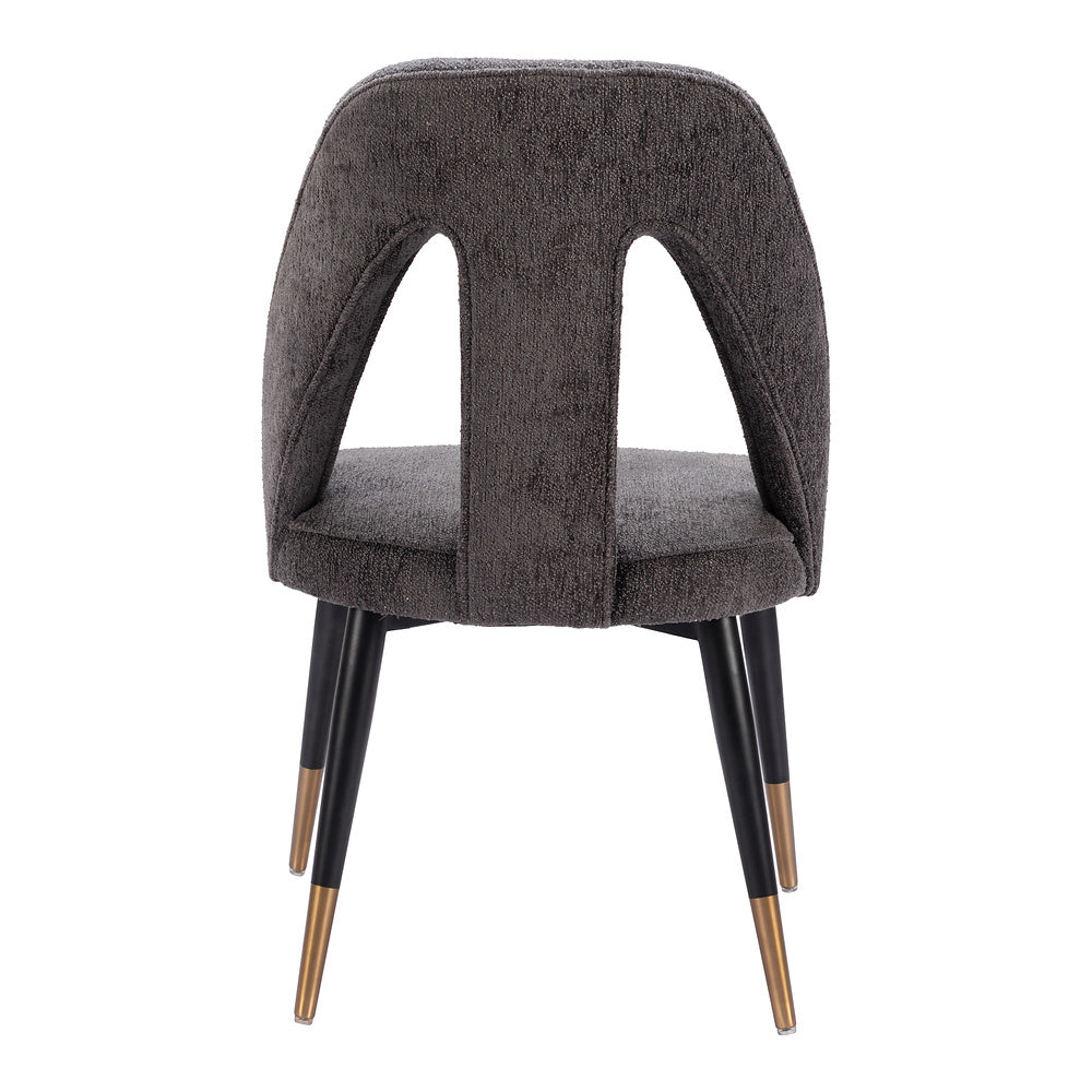 Silla Comercial para Hotel - ZUO ARTUS - Varios Colores - Asiento y Respaldo Tapizados en Tejido Texturizado - Gris
