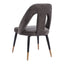 Silla Comercial para Hotel - ZUO ARTUS - Varios Colores - Asiento y Respaldo Tapizados en Tejido Texturizado - Gris