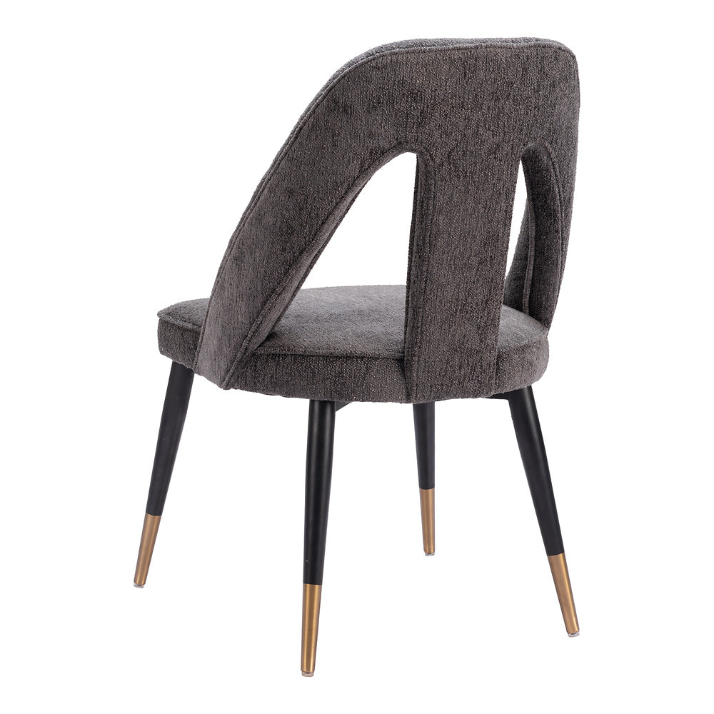Silla Comercial para Hotel - ZUO ARTUS - Varios Colores - Asiento y Respaldo Tapizados en Tejido Texturizado - Gris