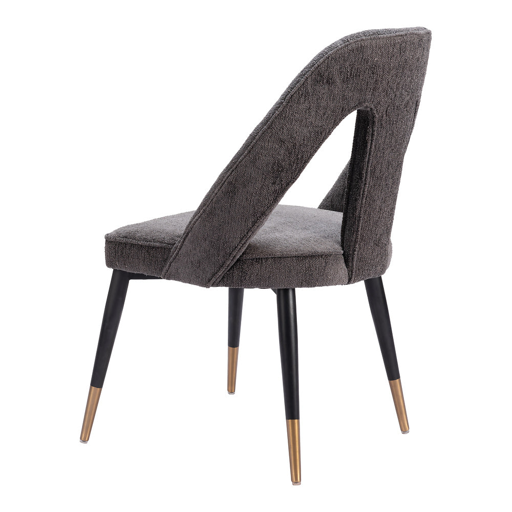 Silla Comercial para Hotel - ZUO ARTUS - Varios Colores - Asiento y Respaldo Tapizados en Tejido Texturizado - Gris