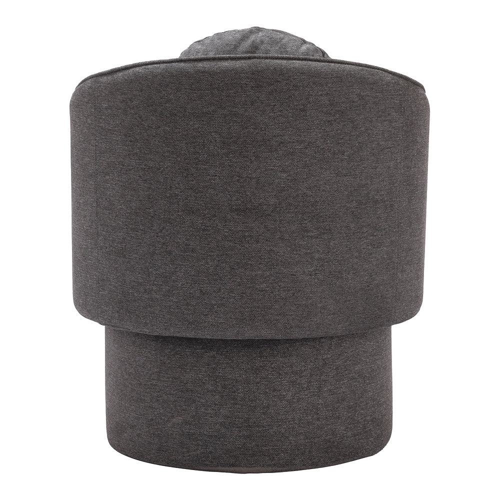 Sillón Ocasional para Consultorio - ZUO OLYA - Gris Trufa - Asiento y Respaldo Tapizados