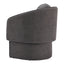 Sillón Ocasional para Consultorio - ZUO OLYA - Gris Trufa - Asiento y Respaldo Tapizados