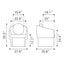 Sillón Ocasional para Consultorio - ZUO OLYA - Gris Trufa - Asiento y Respaldo Tapizados