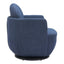 Silla Comercial para Restaurante - ZUO BANT - Azul - Asiento y Respaldo Tapizados en Tejido Texturizado
