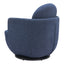 Silla Comercial para Restaurante - ZUO BANT - Azul - Asiento y Respaldo Tapizados en Tejido Texturizado