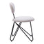 Silla Comercial para Restaurante - ZUO NOVI - Varios Colores - Asiento y Respaldo Tapizados - Gris Paloma