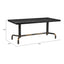 Mesa de Comedor para Salón de Eventos - ZUO NEUM - Negro - Cubierta de MDF Símil Madera y Estructura de Acero Pintado