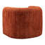 Sillón Ocasional para Sala de Espera - ZUO VIANA - Varios Colores - Asiento y Respaldo Tapizados - Naranja Quemado