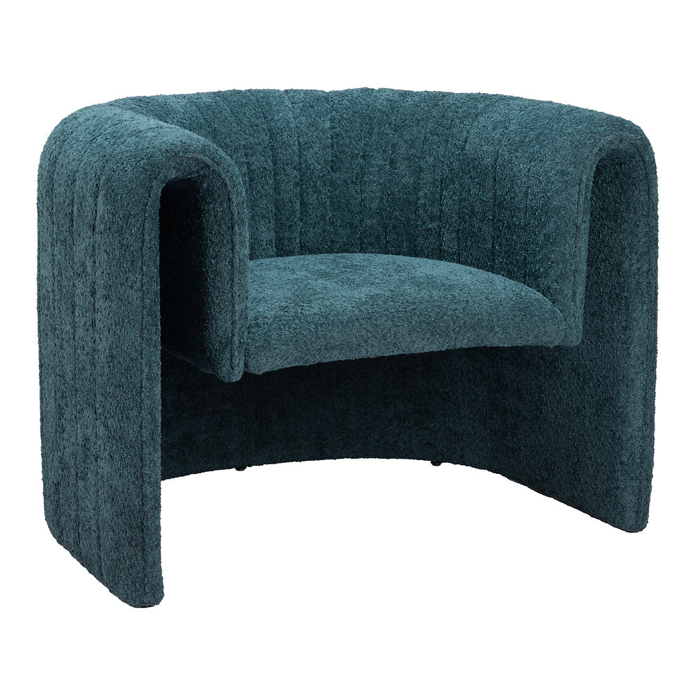 Sillón Ocasional para Sala de Espera - ZUO VIANA - Varios Colores - Asiento y Respaldo Tapizados - Aguamarina