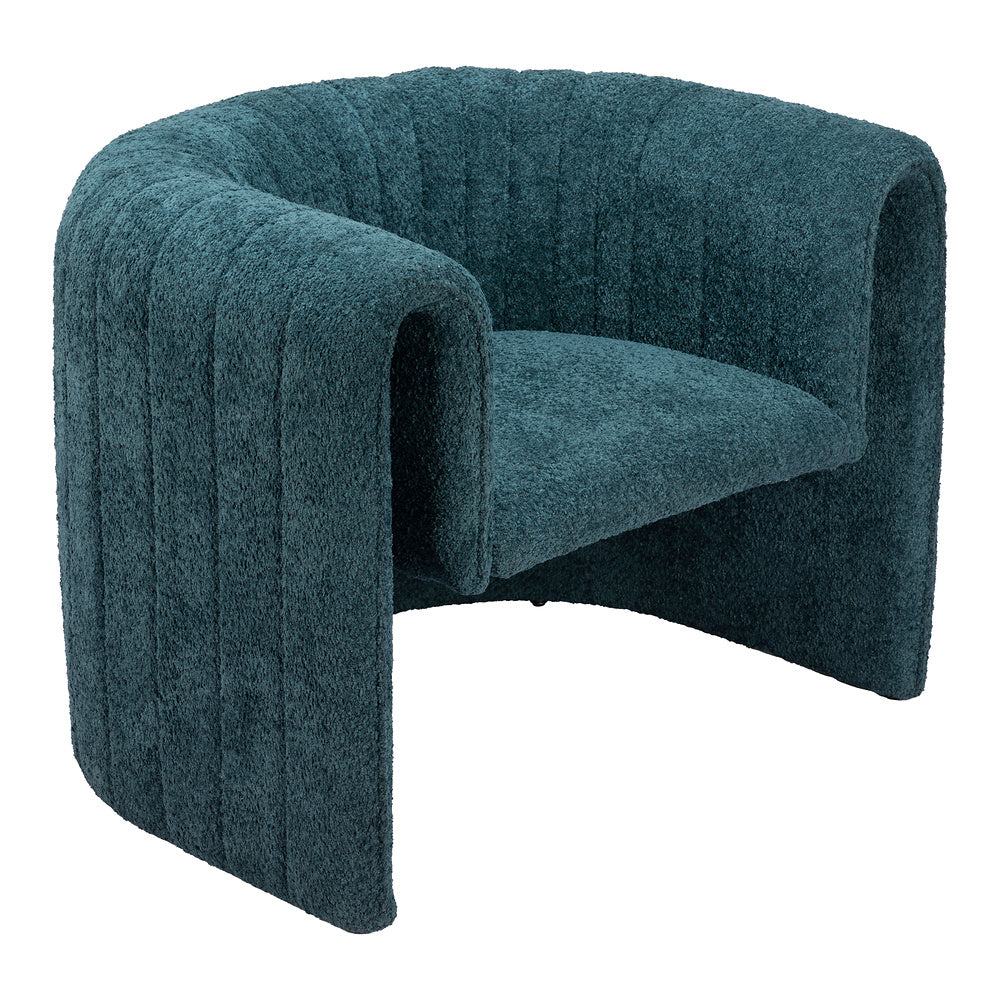 Sillón Ocasional para Sala de Espera - ZUO VIANA - Varios Colores - Asiento y Respaldo Tapizados - Aguamarina