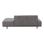 Sofá para Spa 3 Plazas - ZUO CONFECTION - Varios Colores - Asiento y Respaldo Tapizados en Piel Sintética - Gris