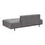 Sofá para Spa 3 Plazas - ZUO CONFECTION - Varios Colores - Asiento y Respaldo Tapizados en Piel Sintética - Gris