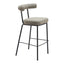 Banco Alto para Restaurante - ZUO KEDE - Verde Tweed - Asiento y Respaldo Tapizados