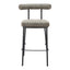 Banco Alto para Restaurante - ZUO KEDE - Verde Tweed - Asiento y Respaldo Tapizados