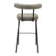Banco Alto para Restaurante - ZUO KEDE - Verde Tweed - Asiento y Respaldo Tapizados