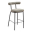 Banco Alto para Restaurante - ZUO KEDE - Verde Tweed - Asiento y Respaldo Tapizados