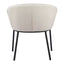 Silla Comercial para Salón de Eventos - ZUO ESSEN - Varios Colores - Asiento y Respaldo Tapizados en Tejido Texturizado - Marfil