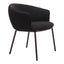 Silla Comercial para Salón de Eventos - ZUO ESSEN - Varios Colores - Asiento y Respaldo Tapizados en Tejido Texturizado - Negro y Bronce