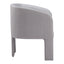 Sillón Ocasional para Salón de Belleza - ZUO HULL - Gris Pizarra - Asiento y Respaldo Tapizados en Lino Sintético