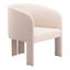 Sillón Ocasional para Salón de Belleza - ZUO HULL - Beige - Asiento y Respaldo Tapizados