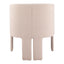 Sillón Ocasional para Salón de Belleza - ZUO HULL - Beige - Asiento y Respaldo Tapizados