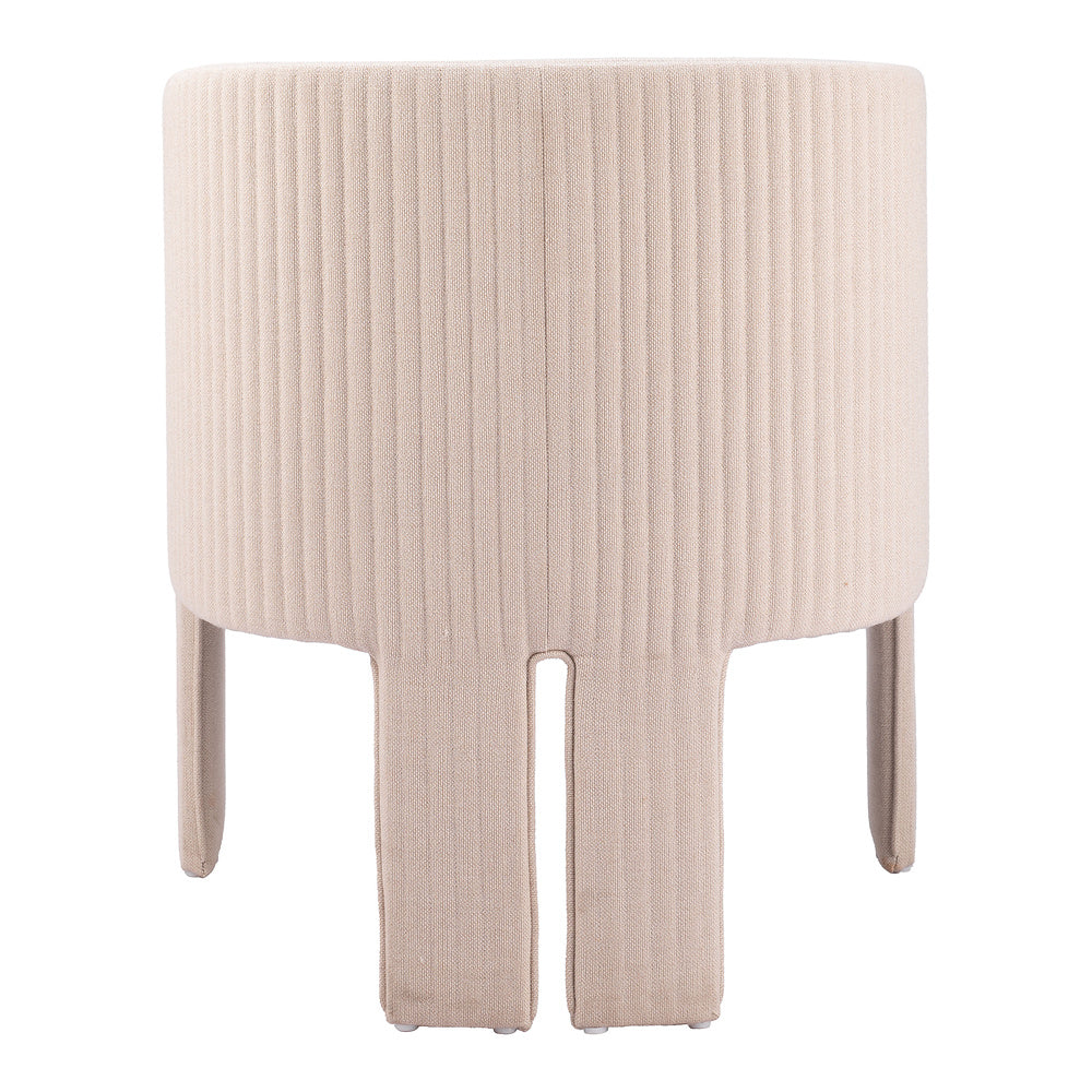 Sillón Ocasional para Salón de Belleza - ZUO HULL - Beige - Asiento y Respaldo Tapizados