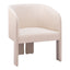 Sillón Ocasional para Salón de Belleza - ZUO HULL - Beige - Asiento y Respaldo Tapizados