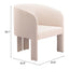 Sillón Ocasional para Salón de Belleza - ZUO HULL - Beige - Asiento y Respaldo Tapizados